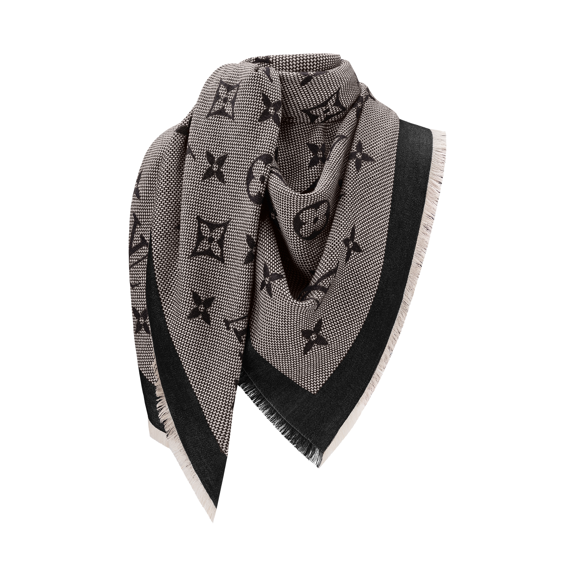 Neo Natté Monogram Shawl S00 - Accessories M73677 | LOUIS VUITTON